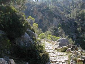 The Barranc de Biniaraix ravine, Mallorca