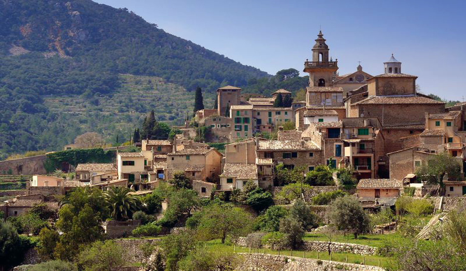 El pintoresco pueblo de Valldemossa, Mallorca