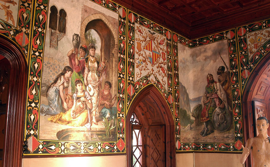 tapissos murals, Castell de Bendinat