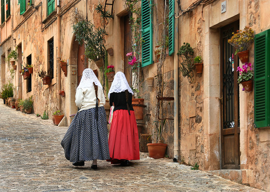 El pintoresco pueblo de Valldemossa, Mallorca.