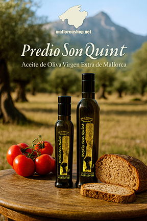 Predio Son Quint. Aceite de Oliva Virgen Extra de Mallorca. Mallorca Shop.